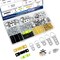 353PCS Picture Hanging Kit,Picture Hangers Heavy Duty Picture Hanging Hooks with Screws,Picture Frame Hooks Heavy Duty Picture Framing Supplies Kit for Picture Hanging(7 Types)